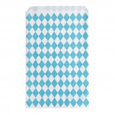 Paper Party Bags - Blue diamond Paper Party Bags - Blue diamond